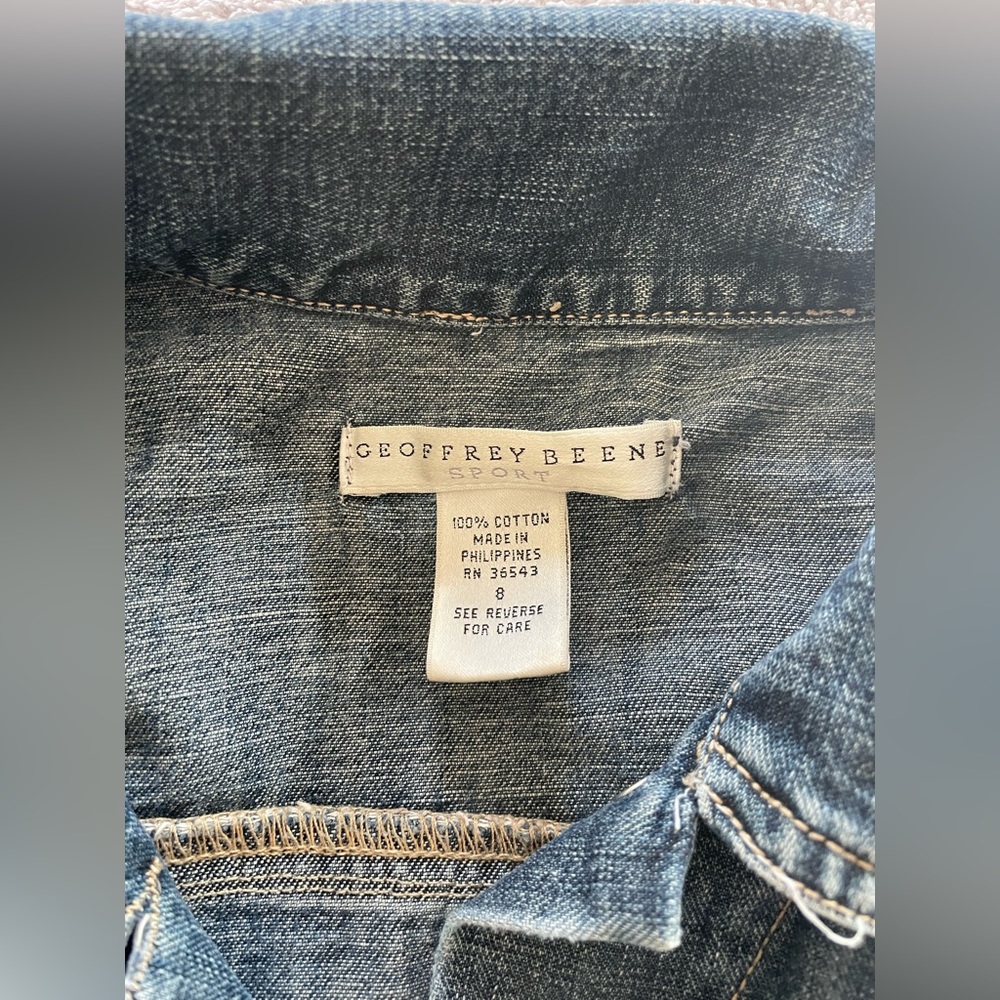 Jean jacket Geoffrey Beene - Picture 4 of 6